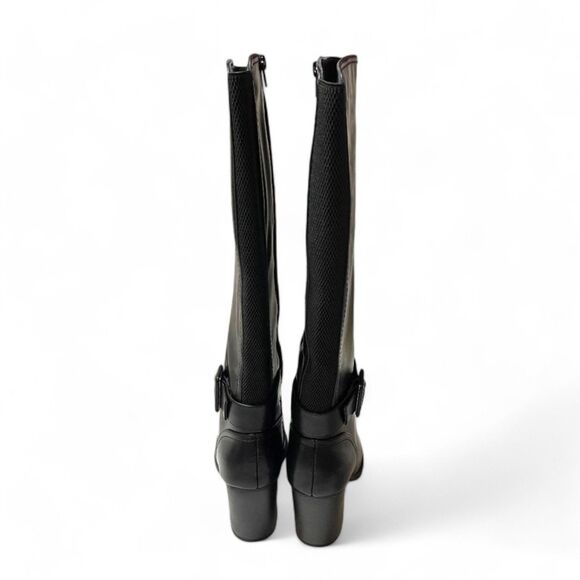 SOUL Naturalizer Twinkle Wide High Shaft Tall Black Boots. NEW! Size 9 - Picture 3 of 10